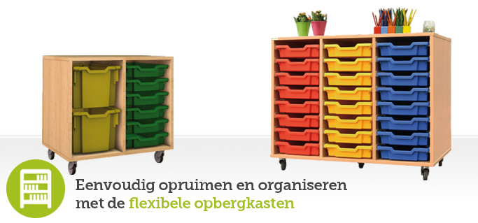 Flexibele opbergkasten